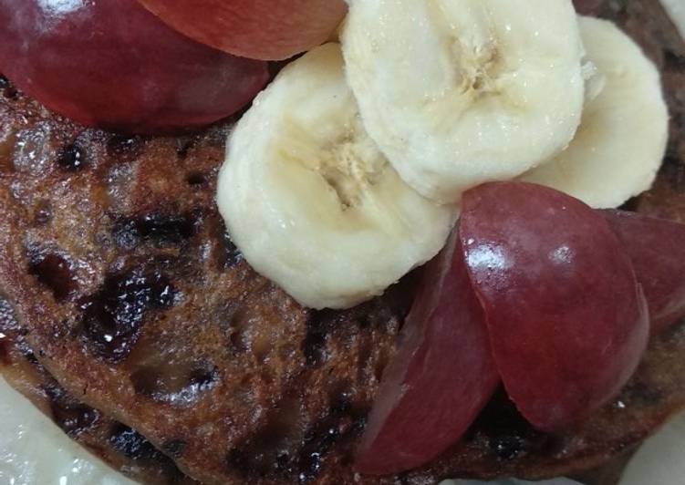 Pancake Cokelat Sederhana Tanpa Telur