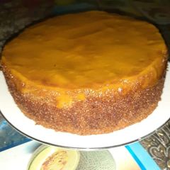 A picture of Mango 🍰 cake.