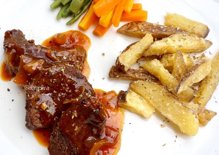 Cara Membuat Frech Fries / Kentang Goreng yang Renyah