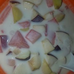 A picture of Fruits yogurt.