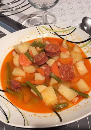 Une photo de Soupe portugaise rapide