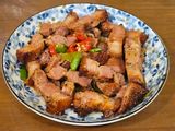 辣味蒜苗鹹豬肉