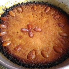A picture of Chhena poda.