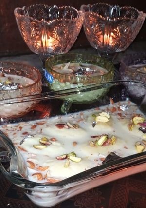 A picture of Ras Malai 😋😋😋.