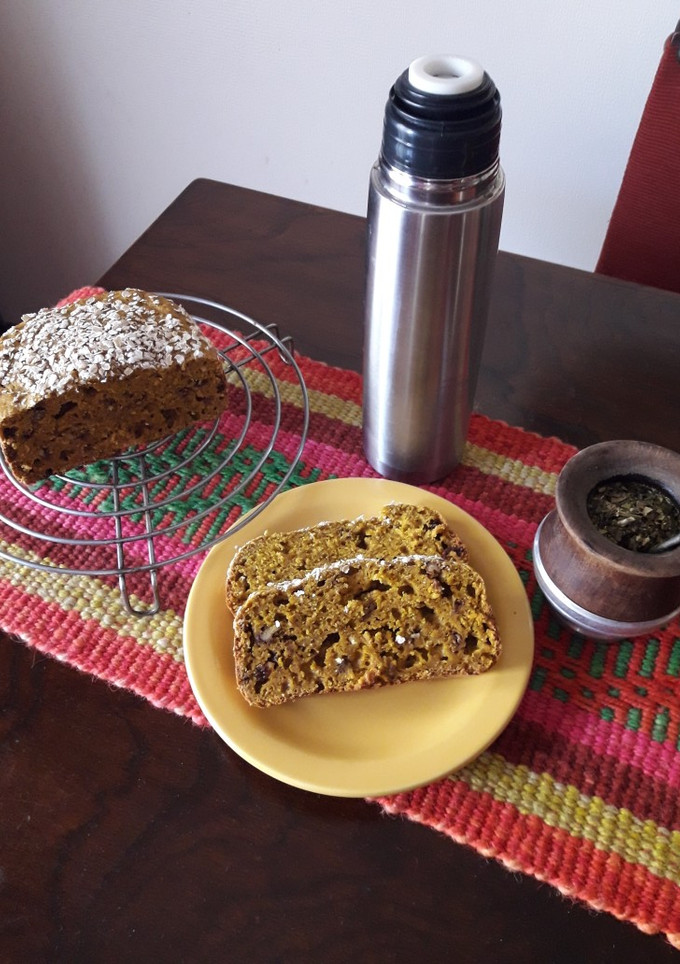 Una foto de Budín integral de zanahoria sin azúcar en panificadora