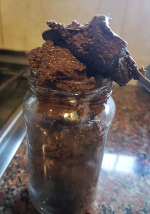 Una foto de Mantequilla de maní de chocolate low carb