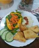 Taquitos de camarón