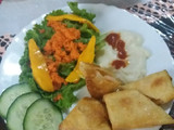 Taquitos de camarón