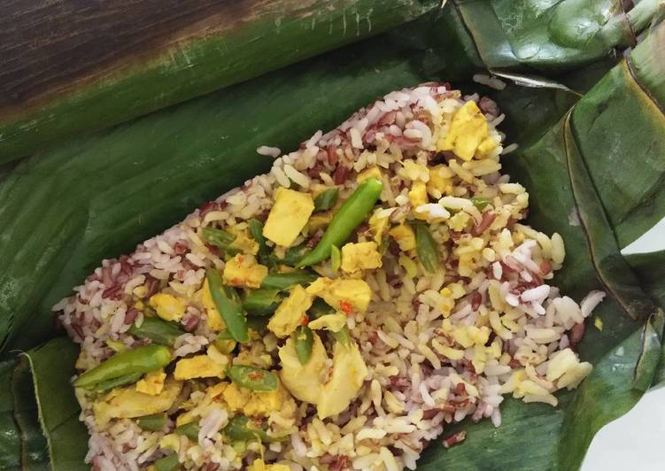 Nasi Bakar Vegetarian