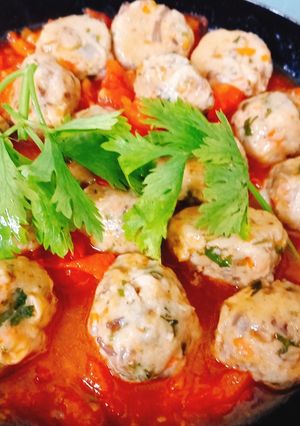 Hình của món Xíu mại chay.