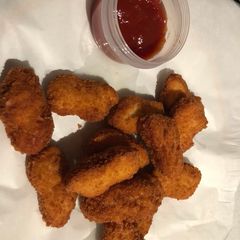 A picture of Breaded chicken nuggets.