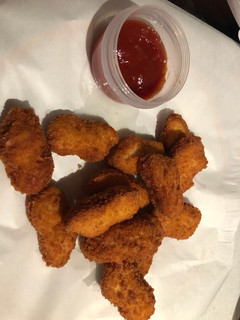A picture of Breaded chicken nuggets.