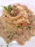 Linguine con tonno e limone