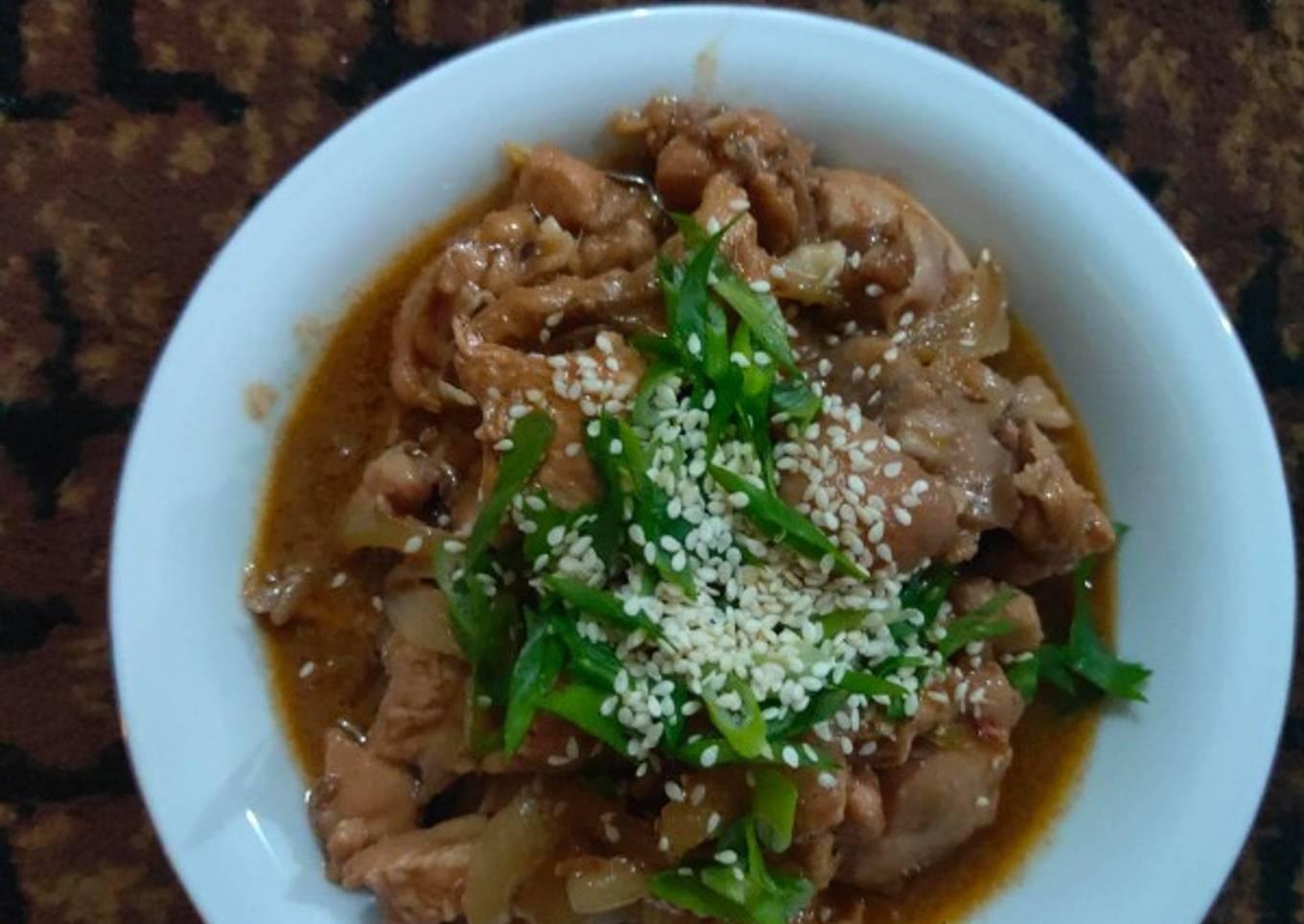 Ayam teriyaki sederhana