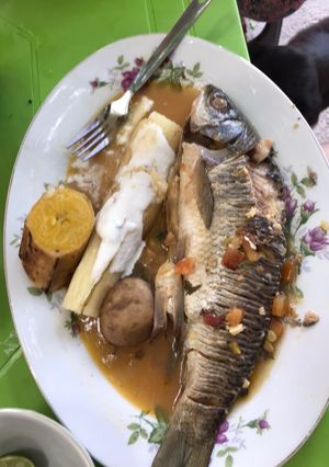 Una foto de Guiso de pescado bocachico (Pez Colombiano)