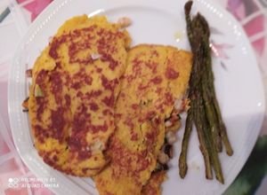 Una foto de Cachapas de queso y mariscada 🍤🐠🐋