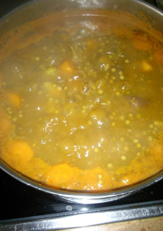 Una foto de Lentejas con morcilla