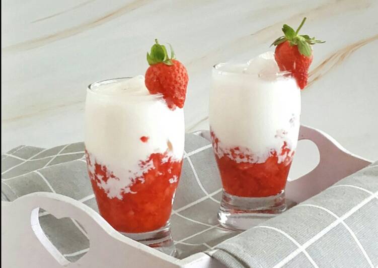 Korean Strawberry milk