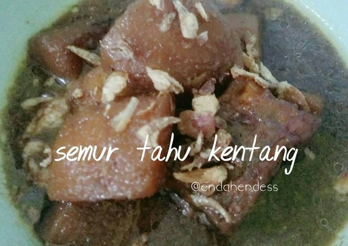 Semur Tahu Kentang