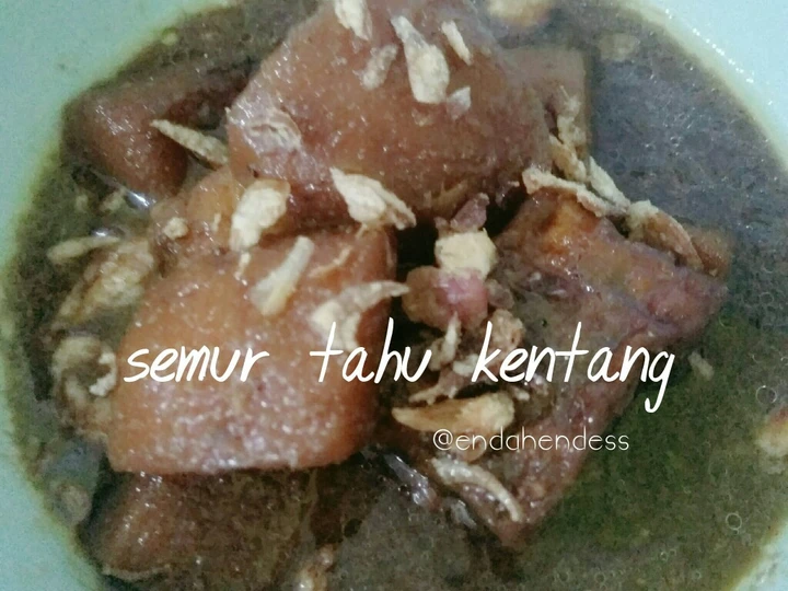 Langkah Gampang Membuat Resep Semur Tahu Kentang yang  Bikin Ketagihan Anti Ribet, Lezat Sekali