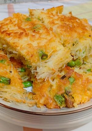 Foto resep Dadar Bihun Buncis Pedas