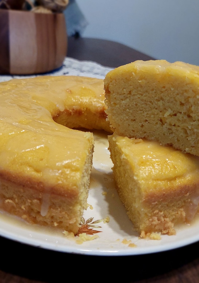 Una foto de Torta budín de naranjas bien húmeda para el mate