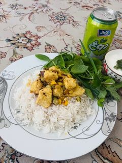 عکسی از دستور جوجه تابه ای دو سوته!