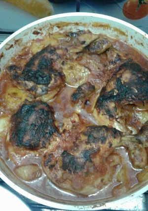 صورة لوصفة صينية بطاطس بالفراخ