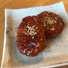 A picture of Chicken Tsukune - Japanese #easy.