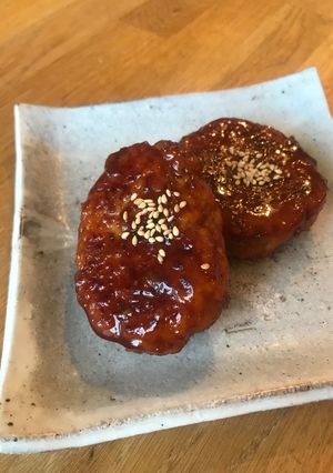 A picture of Chicken Tsukune - Japanese #easy.