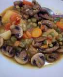 Guiso de champiñones al curry