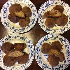 A picture of California Farm Tapas: Cured Ham Croquettes.