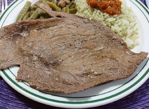 Una foto de Bistec de res marinado
