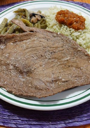 A picture of Marinated Beef Steak.