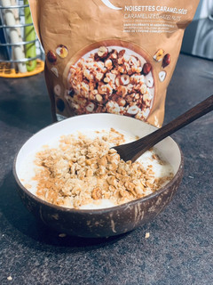 Une photo de Smoothie Bowl muesli banane 🍌