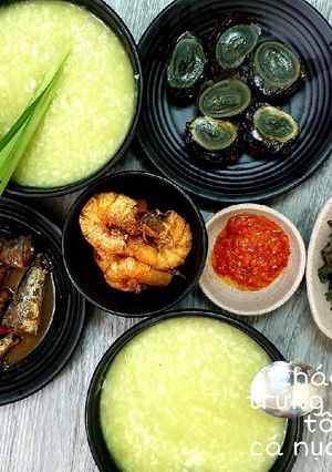 Hình của món Cháo lá dứa.