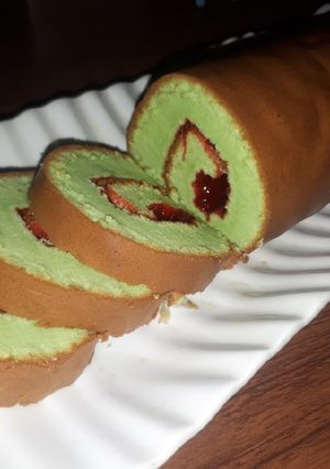 Foto resep Bolu gulung pandansak..