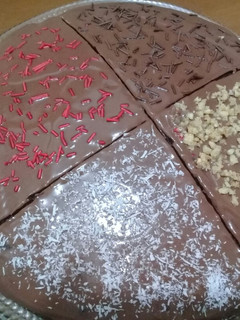 عکسی از دستور کیک خیس شکلاتی❤ با رویه گاناش شکلاتی❤