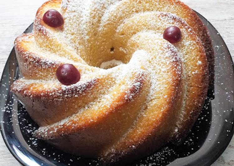 Bizcocho de limón (Bundt cake de limón)