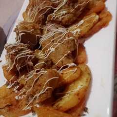 لحم مفور🤩🤤😋 مع تتبيلة بطاطا 🍟-レシピのメイン写真