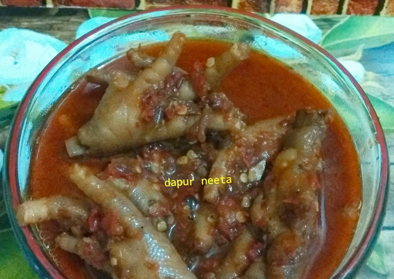 Semur Ceker Pedas