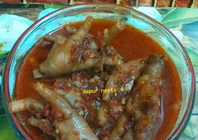 Resep Semur Ceker Pedas Oleh Dapur Neeta Cookpad