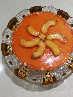 عکسی از دستور چیزکیک هلو