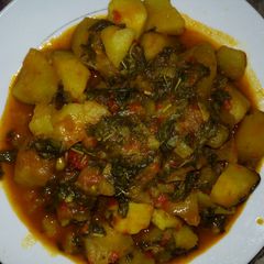 A picture of Potatoes porridge.