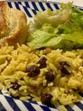 Arroz de Açafrão com Passas