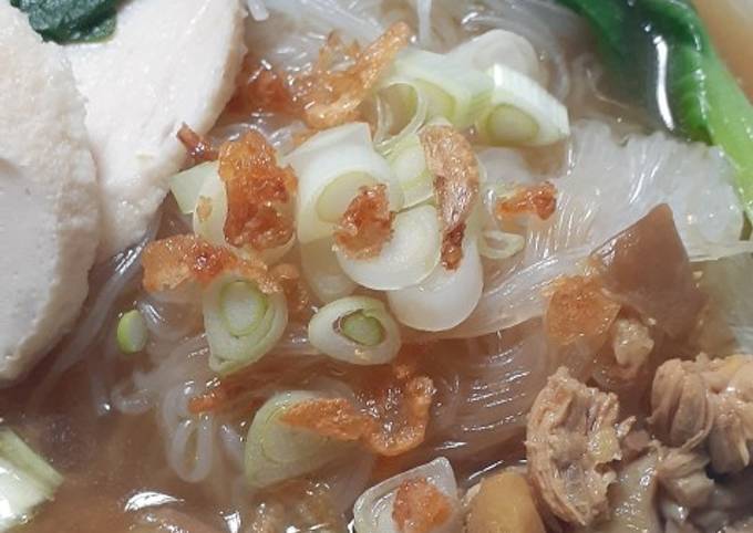 Resep: Soun kuah ayam jamur Farah Quinn