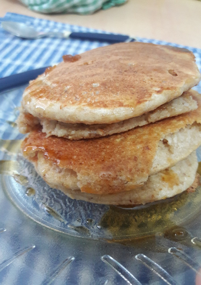 Una foto de Panqueques de avena y almendras