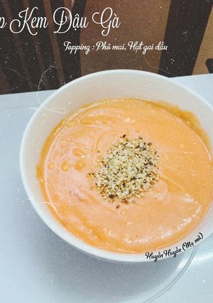 Hình của món Súp Kem Đậu Gà.