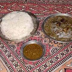 A picture of Ghotwan Sag(Dal Palak).