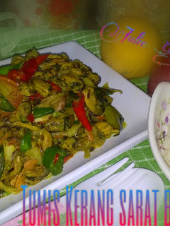 Foto resep Tumis Kerang sarat bumbu